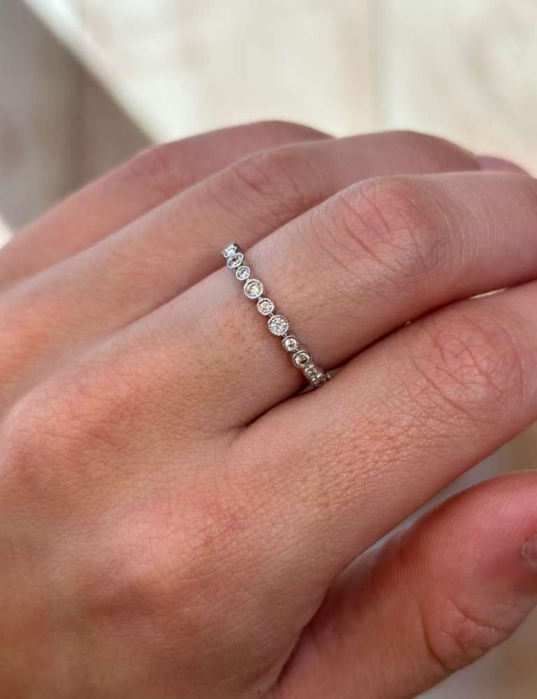 14 KT W/G .25 DIAMOND 1.8 GRAM