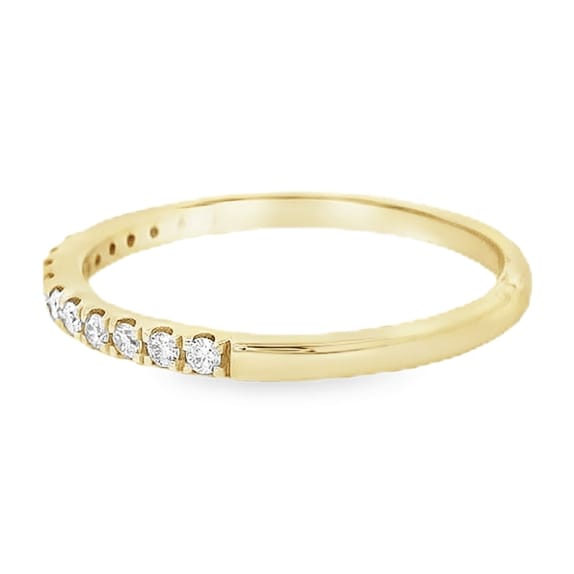 10-Karat Rose Gold Diamond Anniversary Ring