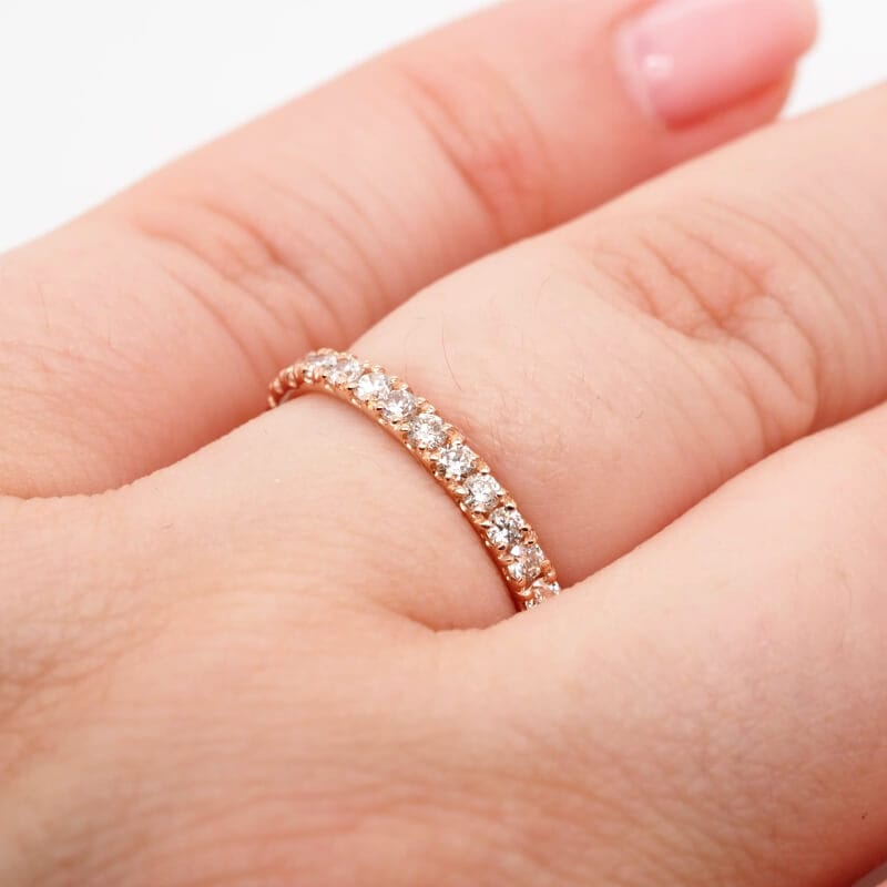 14-Karat Rose Gold Engagement Ring