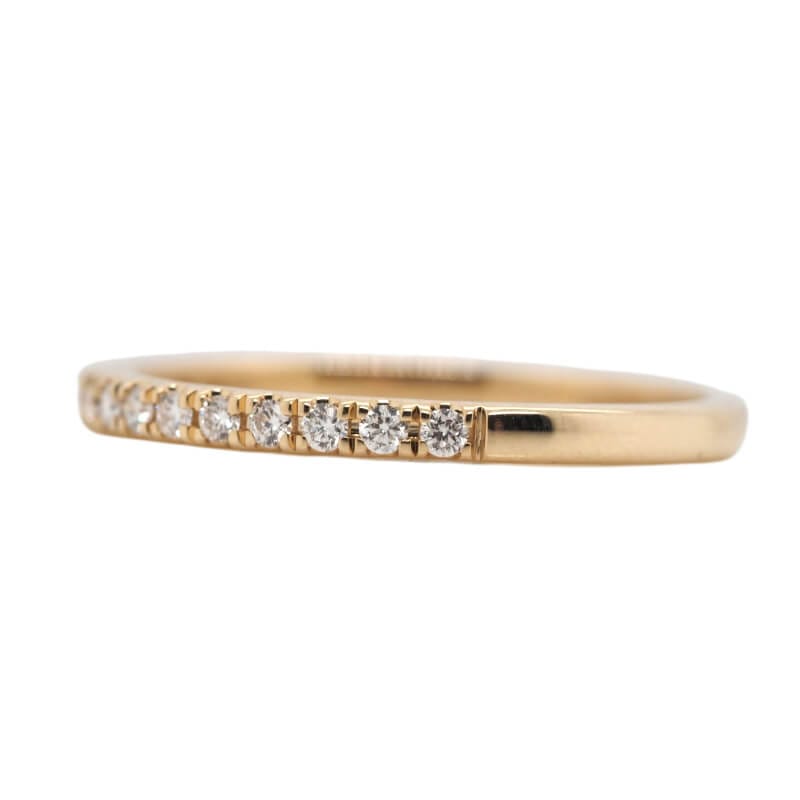 14-Karat Yellow Gold Diamond Engagement Ring