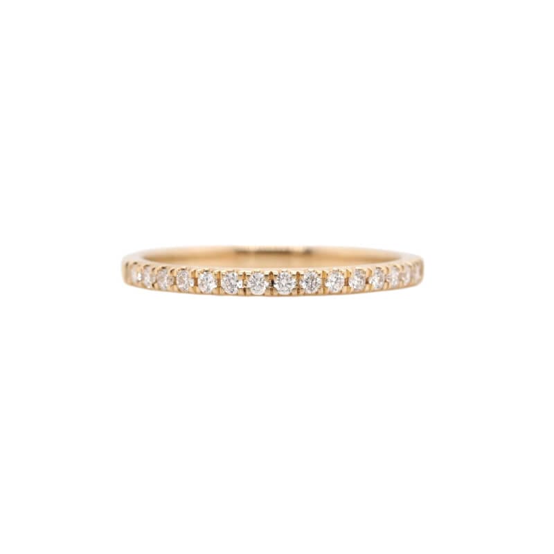 14-Karat Yellow Gold Diamond Engagement Ring