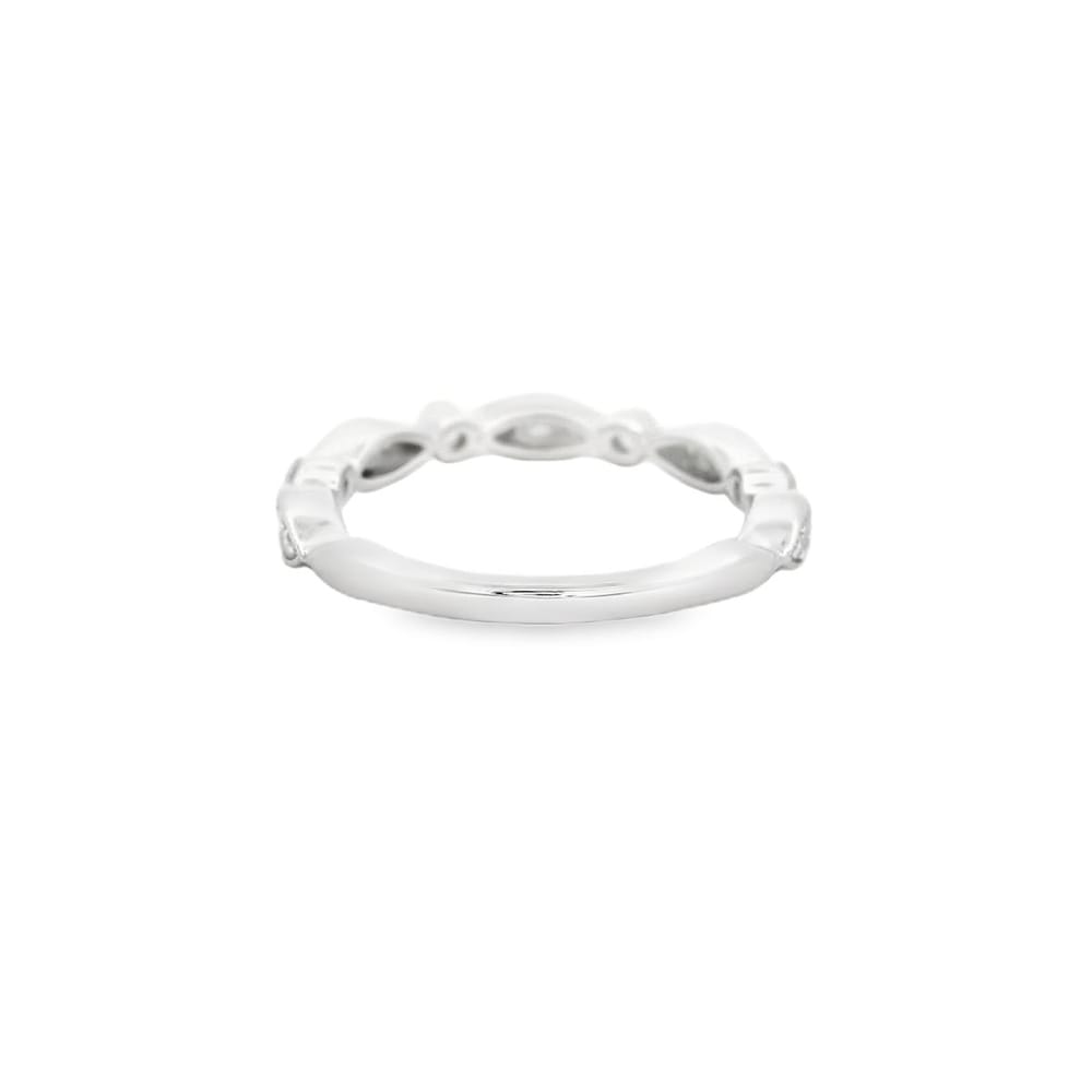 Half Anniversary 14K Gold Ring for Women