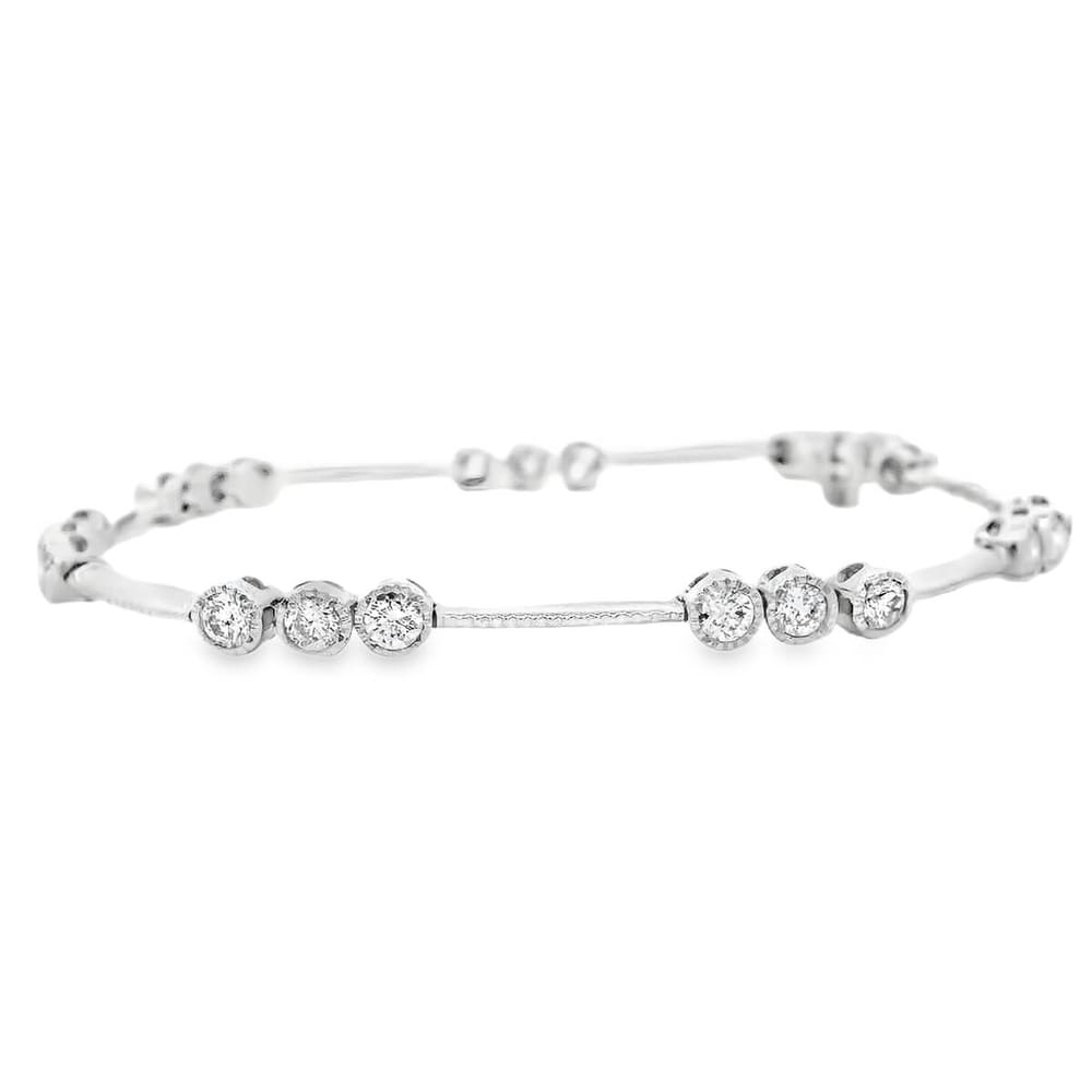 Classic 3 Station Diamond Bracelet