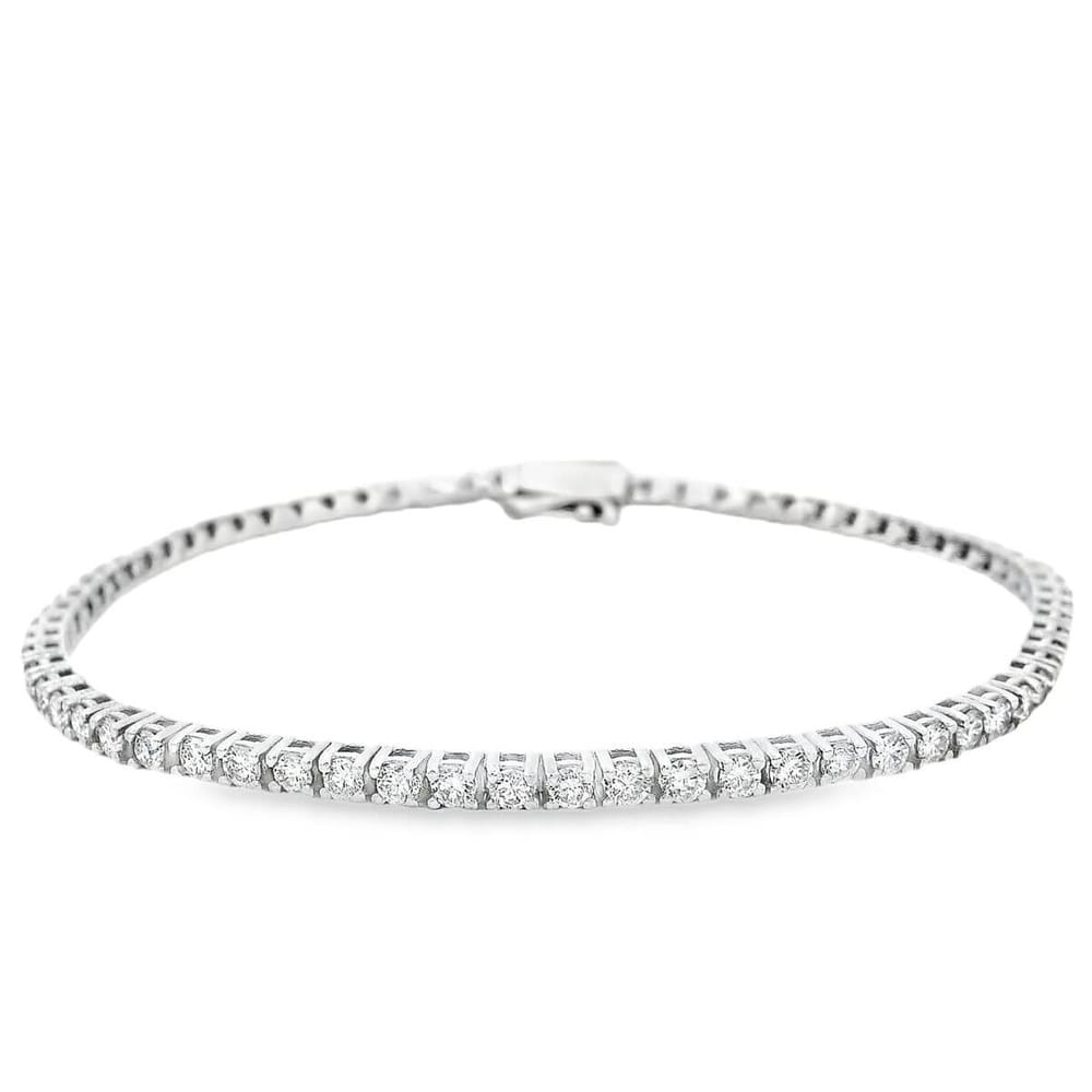 Classic 2.7 Carat Diamond Round Tennis Bracelet