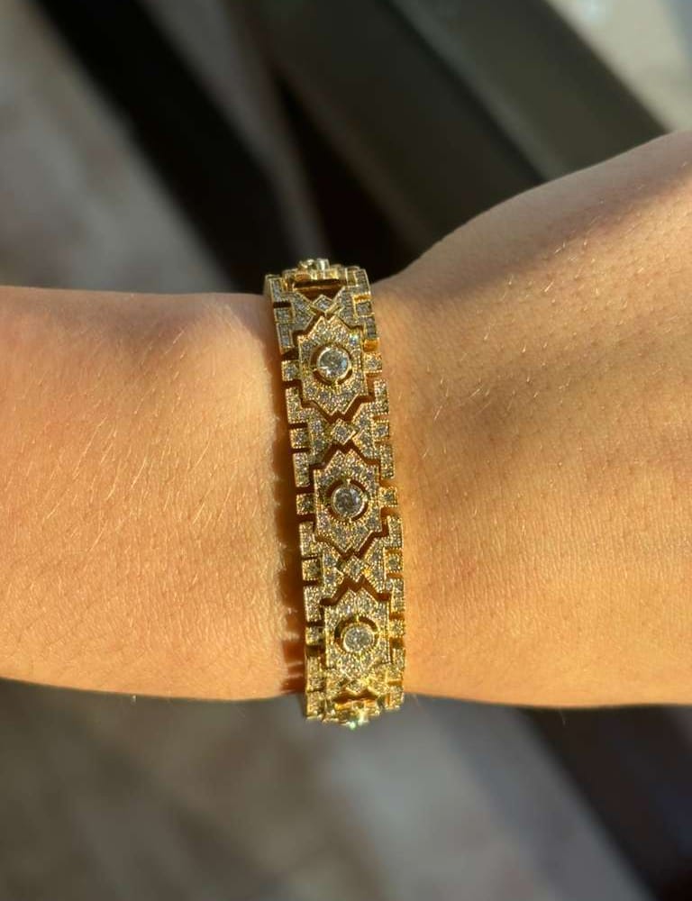 14kyg Lds. Diamond Bracelet ND- 6.0cttw 32.0gr 7 1/2 Length