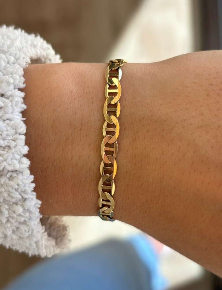 Valention Link Bracelet 14kyg 7.4g 8.6inch