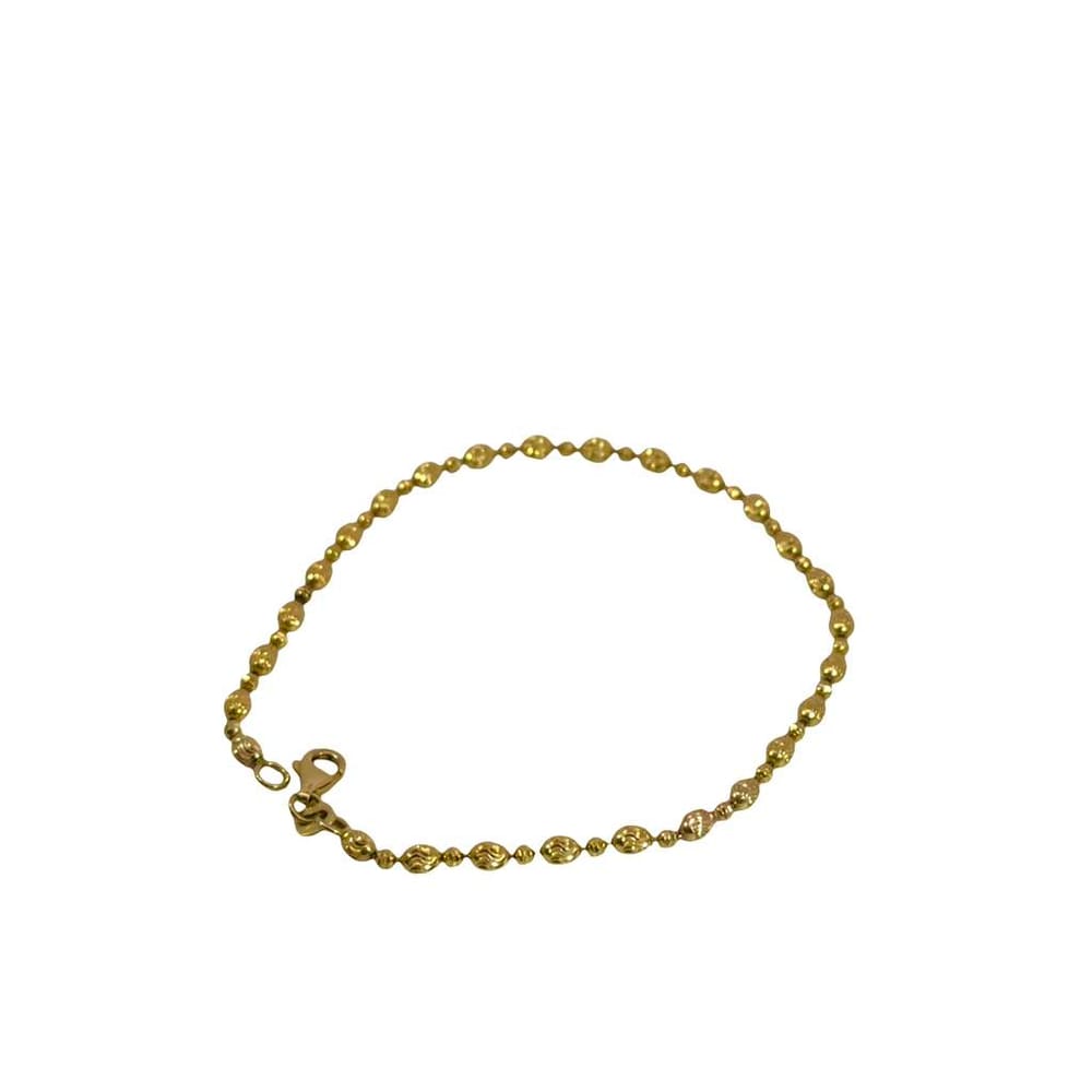 14 YG 3.8g Unisex Bracelet 8in