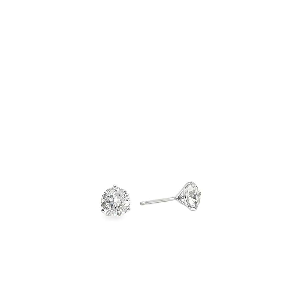 14kwg 2.1 ctw dia stud earr 1.7gr (large back)