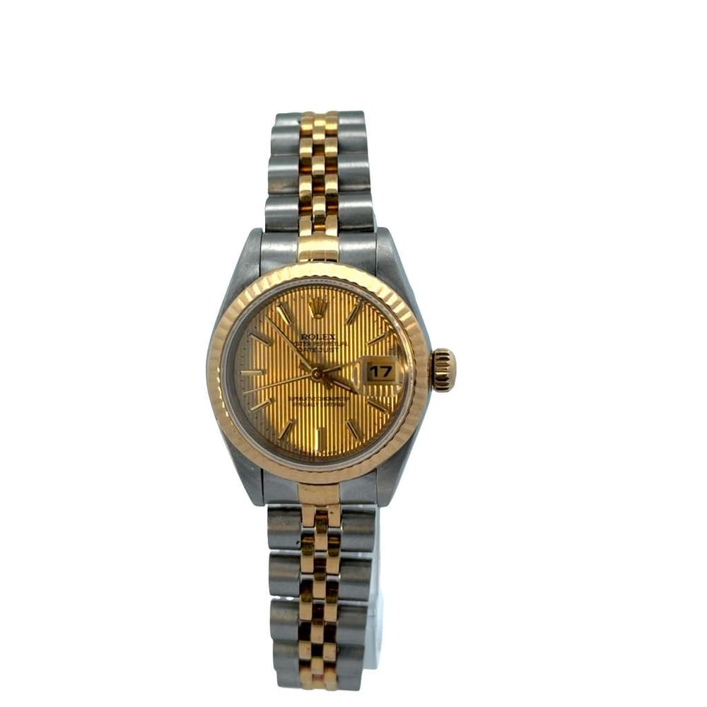 Rolex LDS DateJust s/s 18 m/79173 s/A67495 no holes