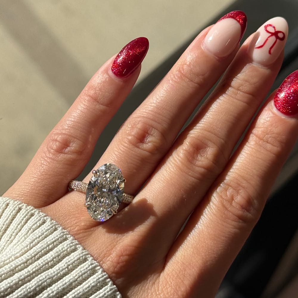 6.71ct F VS1 LG Oval