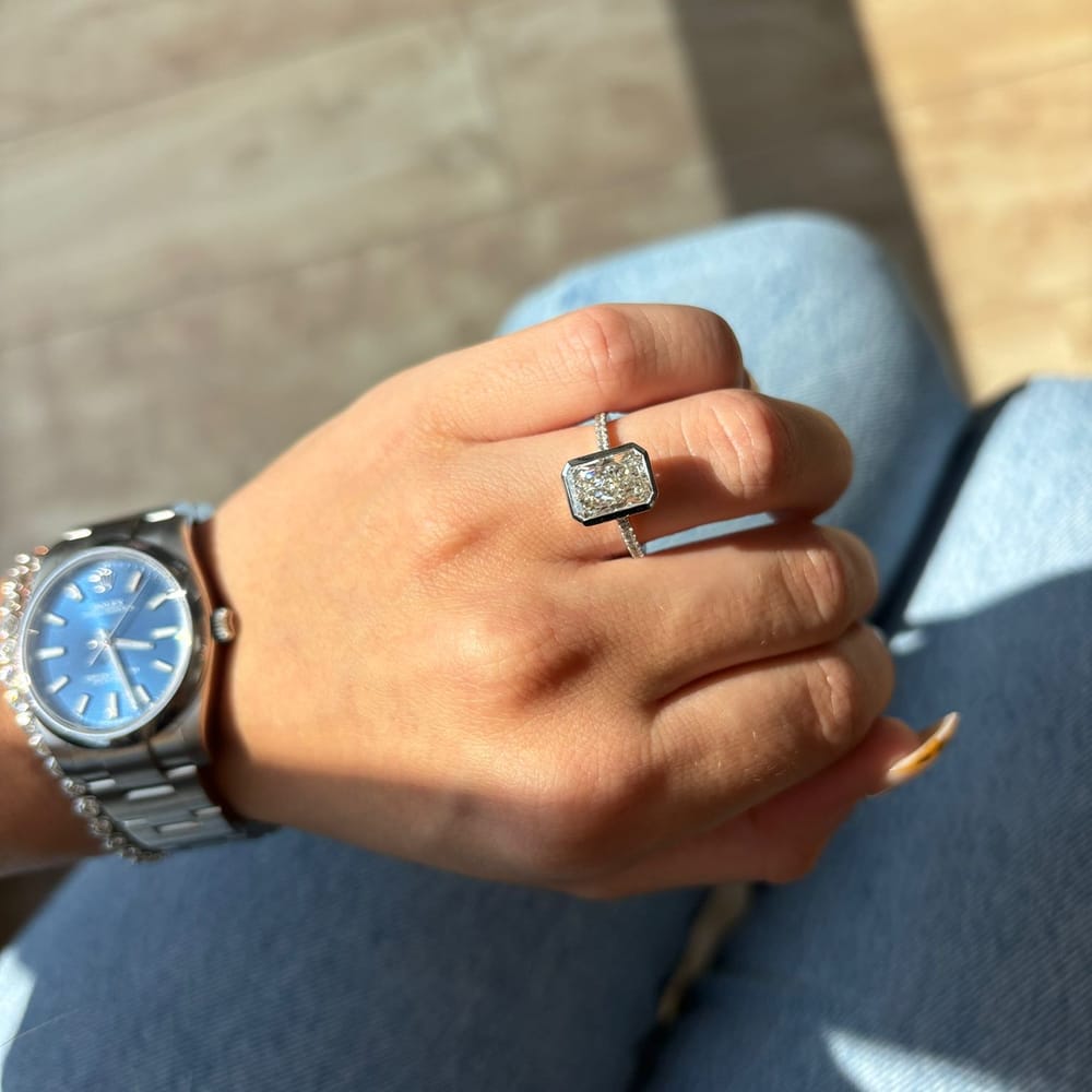 14kwg LGD Radiant 3.02 F VS2 GSI #D71706930614 0.36 LAB SIDES 3.13GR